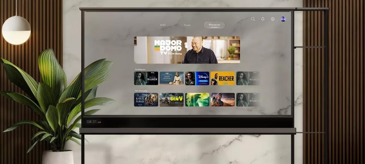 تلویزیون شفاف LG